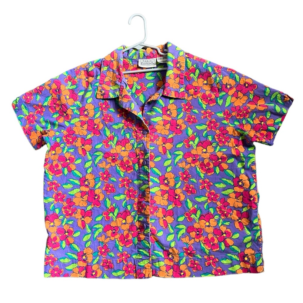Vintage floral button up